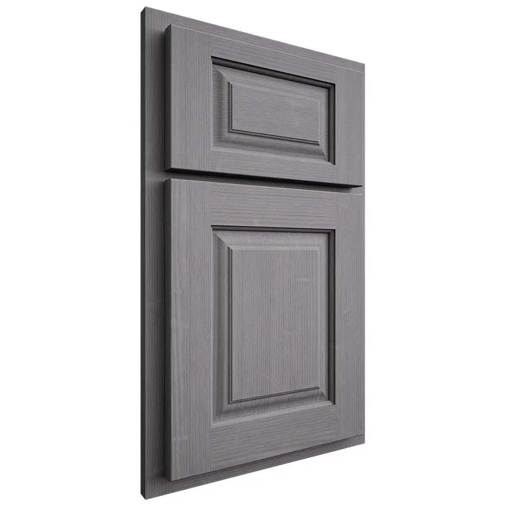 Shiloh Cabinetry Partial Overlay Oxford White Oak Quarter Sawn Sterling Door