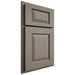 Shiloh Cabinetry Partial Overlay Oxford White Oak Quarter Sawn Thyme Door