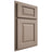 Shiloh Cabinetry Partial Overlay Oxford White Oak Quarter Sawn Whitewash Door