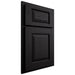 Shiloh Cabinetry Partial Overlay Oxford White Oak Rift Cut Espresso Door