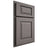 Shiloh Cabinetry Partial Overlay Oxford White Oak Rift Cut Flagstone Door