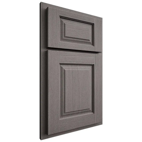 Shiloh Cabinetry Partial Overlay Oxford White Oak Rift Cut Flagstone Door