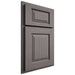 Shiloh Cabinetry Partial Overlay Oxford White Oak Rift Cut Flagstone Door