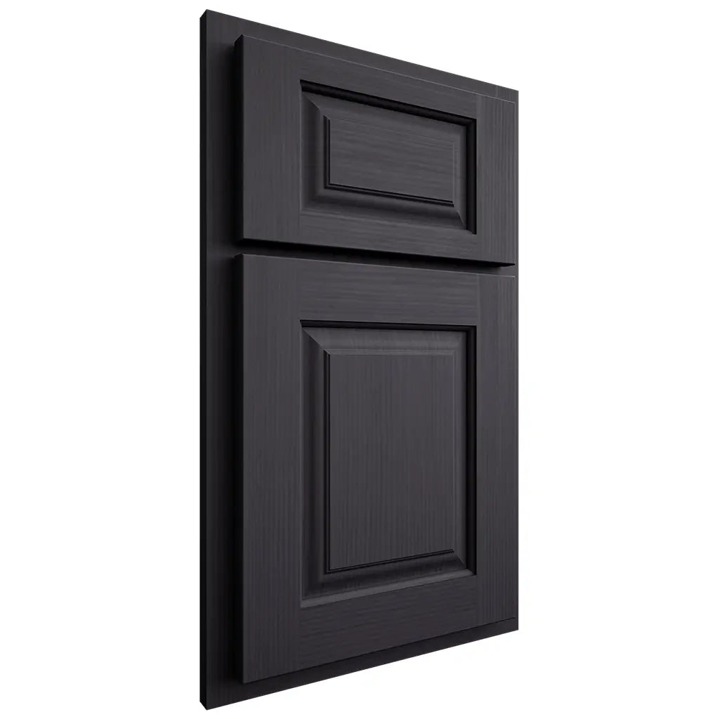 Shiloh Cabinetry Partial Overlay Oxford White Oak Rift Cut Harbor Door