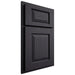 Shiloh Cabinetry Partial Overlay Oxford White Oak Rift Cut Harbor Door