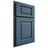 Shiloh Cabinetry Partial Overlay Oxford White Oak Rift Cut Hudson Door