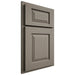 Shiloh Cabinetry Partial Overlay Oxford White Oak Rift Cut Thyme Door