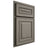 Shiloh Cabinetry Partial Overlay Portland Alder Plain Cut Thyme Door