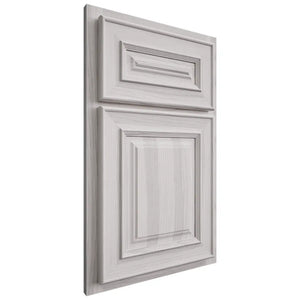 Shiloh Cabinetry Partial Overlay Portland Hickory Plain Cut Cotton Door