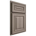 Shiloh Cabinetry Partial Overlay Portland Hickory Plain Cut Sterling Door