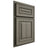 Shiloh Cabinetry Partial Overlay Portland Hickory Plain Cut Thyme Door