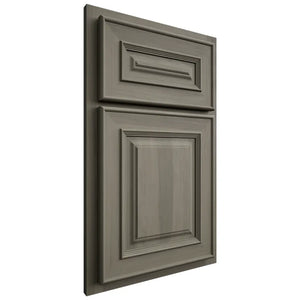 Shiloh Cabinetry Partial Overlay Portland Hickory Plain Cut Thyme Door