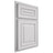 Shiloh Cabinetry Partial Overlay Portland Paintable Arctic Door