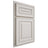 Shiloh Cabinetry Partial Overlay Portland Paintable Eggshell Door