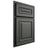 Shiloh Cabinetry Partial Overlay Portland Paintable Pewter Green Door