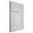 Shiloh Cabinetry Partial Overlay Portland Paintable Pure White Door