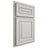 Shiloh Cabinetry Partial Overlay Portland Paintable Repose Gray Door