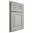 Shiloh Cabinetry Partial Overlay Portland Paintable Unusual Gray Door