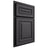 Shiloh Cabinetry Partial Overlay Portland Poplar Plain Cut Cadet Door