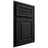Shiloh Cabinetry Partial Overlay Portland Poplar Plain Cut Harbor Door