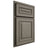 Shiloh Cabinetry Partial Overlay Portland Poplar Plain Cut Thyme Door