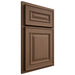 Shiloh Cabinetry Partial Overlay Portland White Oak Plain Cut Autumn Door