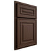 Shiloh Cabinetry Partial Overlay Portland White Oak Plain Cut Braun Door