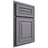 Shiloh Cabinetry Partial Overlay Portland White Oak Plain Cut Cadet Door