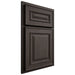 Shiloh Cabinetry Partial Overlay Portland White Oak Plain Cut Creekside Door