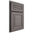 Shiloh Cabinetry Partial Overlay Portland White Oak Plain Cut Flagstone Door