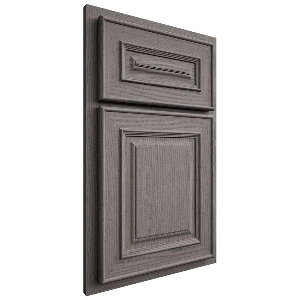 Shiloh Cabinetry Partial Overlay Portland White Oak Plain Cut Flagstone Door
