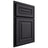 Shiloh Cabinetry Partial Overlay Portland White Oak Plain Cut Harbor Door