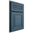 Shiloh Cabinetry Partial Overlay Portland White Oak Plain Cut Hudson Door