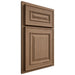 Shiloh Cabinetry Partial Overlay Portland White Oak Plain Cut Medium Door
