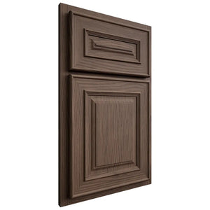 Shiloh Cabinetry Partial Overlay Portland White Oak Plain Cut Mineral Door