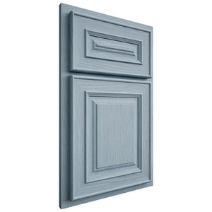 Shiloh Cabinetry Partial Overlay Portland White Oak Plain Cut Sky Door