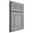 Shiloh Cabinetry Partial Overlay Portland White Oak Plain Cut Stratus Door