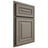 Shiloh Cabinetry Partial Overlay Portland White Oak Plain Cut Thyme Door