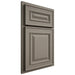 Shiloh Cabinetry Partial Overlay Portland White Oak Plain Cut Thyme Door