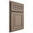 Shiloh Cabinetry Partial Overlay Portland White Oak Quarter Sawn Almond Door