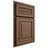 Shiloh Cabinetry Partial Overlay Portland White Oak Quarter Sawn Autumn Door