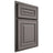 Shiloh Cabinetry Partial Overlay Portland White Oak Quarter Sawn Flagstone Door