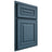 Shiloh Cabinetry Partial Overlay Portland White Oak Quarter Sawn Hudson Door