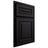 Shiloh Cabinetry Partial Overlay Portland White Oak Quarter Sawn Ink Door