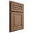 Shiloh Cabinetry Partial Overlay Portland White Oak Quarter Sawn Medium Door