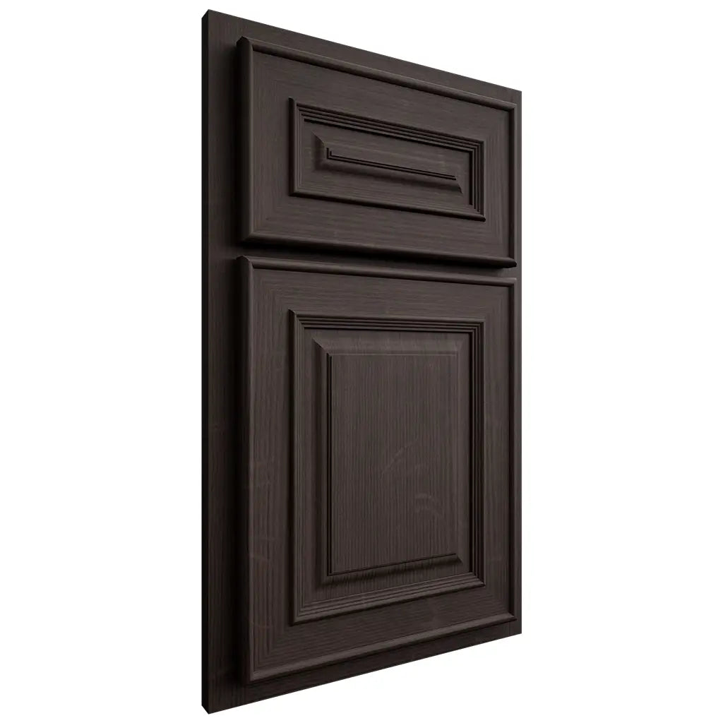 Shiloh Cabinetry Partial Overlay Portland White Oak Quarter Sawn Morel Door