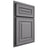 Shiloh Cabinetry Partial Overlay Portland White Oak Quarter Sawn Sterling Door