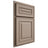 Shiloh Cabinetry Partial Overlay Portland White Oak Quarter Sawn Whitewash Door