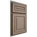 Shiloh Cabinetry Partial Overlay Portland White Oak Rift Cut Almond Door