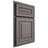 Shiloh Cabinetry Partial Overlay Portland White Oak Rift Cut Flagstone Door